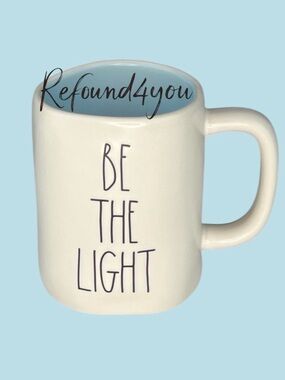 Rae Dunn - ‘Be the Light’ Inspired ceramic mug. NWT